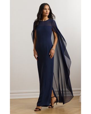 Ralph Lauren Cape Gown | Bloomingdale's