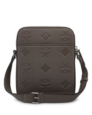 MCM Klassik Mini Maxi Monogram Embossed Leather Crossbody