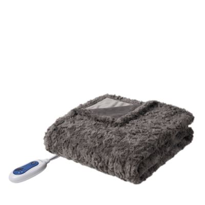 Zuri Oversized Faux Fur Heated Throw, 50" x 70"