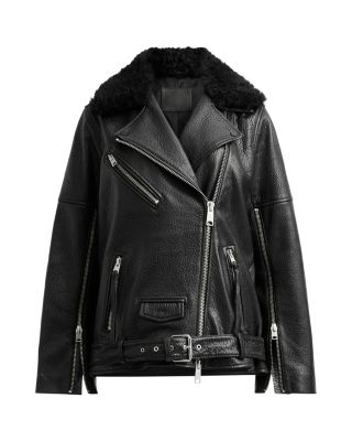 ALLSAINTS Vendra Leather Biker Jacket | Bloomingdale's Women