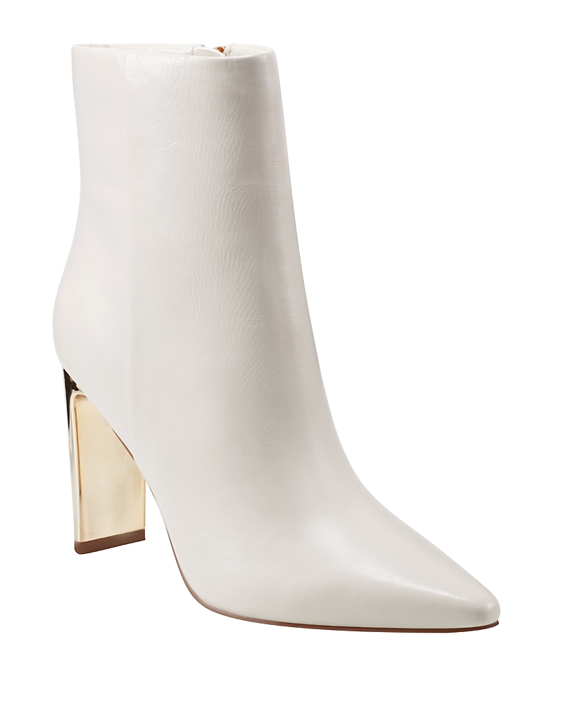 Marc Fisher Ltd Talyna Pointed Toe Bootie In Ivory