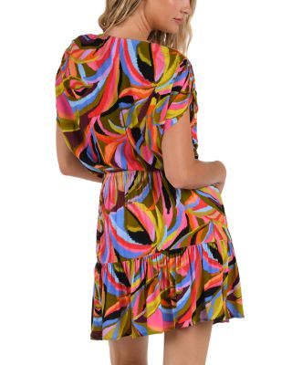 Tropic Waves Swim Cover-Up Dress