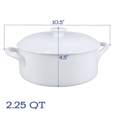 Taos Round 72 oz. Covered Casserole Dish with Handles