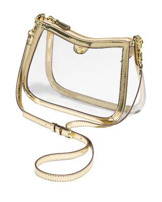 Clear Snap Mini Crossbody Bag