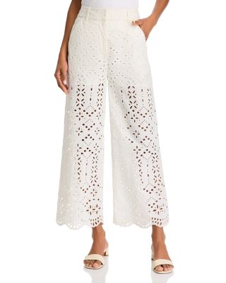 Veronica Beard - Kemper Eyelet Pants