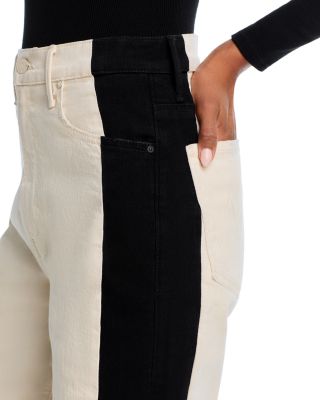 The Tuxedo Maven Heel High Rise Jeans in Sideswipe