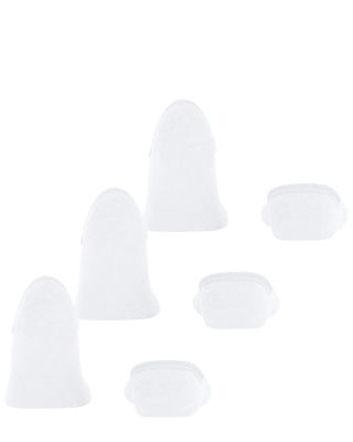 Step Cotton Blend Solid High Cut No Show Socks, Pack of 3