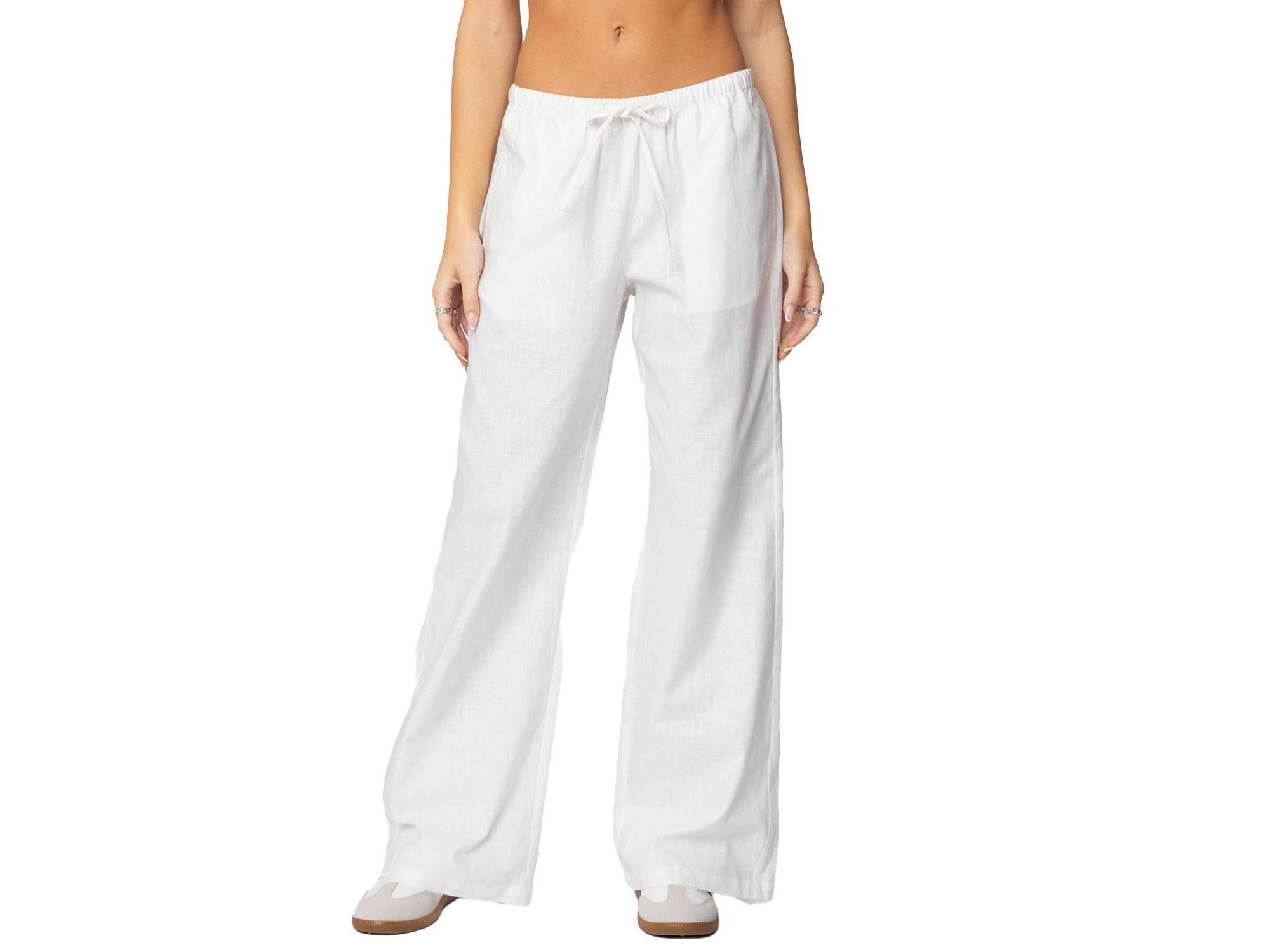 Alexa Linen Blend Pants - Image 1