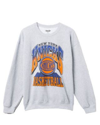 Junk Food Clothing - Unisex NBA New York Knicks Backcourt Crew Fleece Sweatshirt