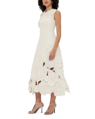 LEO LIN - Cleo Applique Sleeveless Midi Dress
