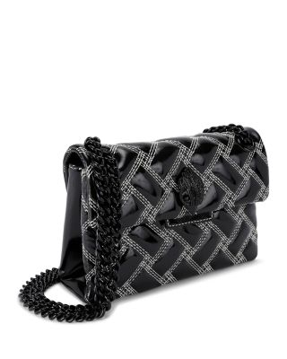 Mini Kensington Drench Contrast Stitching Crossbody Bag  