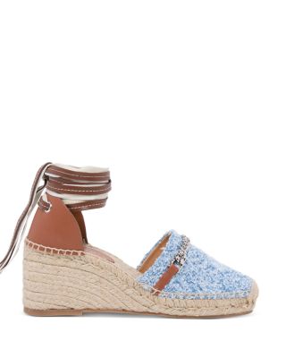 Women's Gaia Denim Espadrille Wedge Sandals