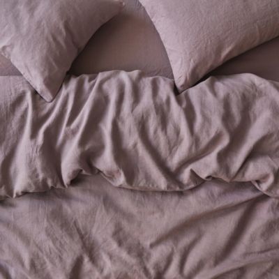 Linen Blend Duvet Cover, Queen