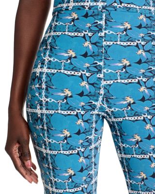 Printed High Rise Flared Pants