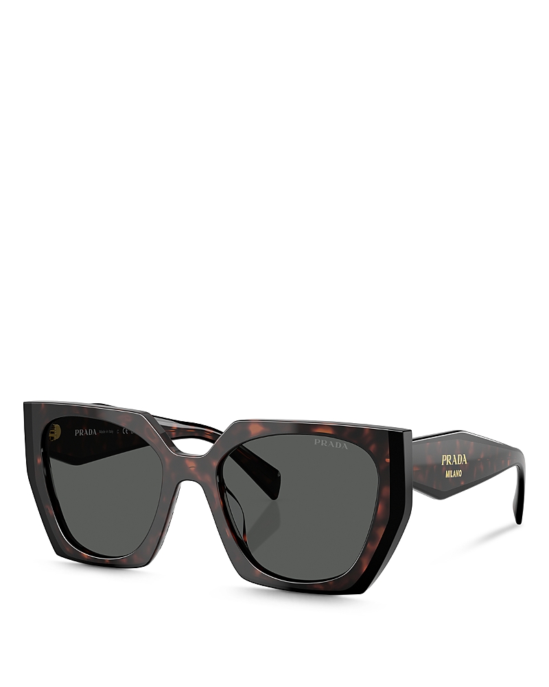 Prada Rectangle Sunglasses, 54mm In Black Gray