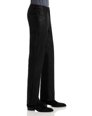Clint Slim Bootcut Jeans in Coated Noir
