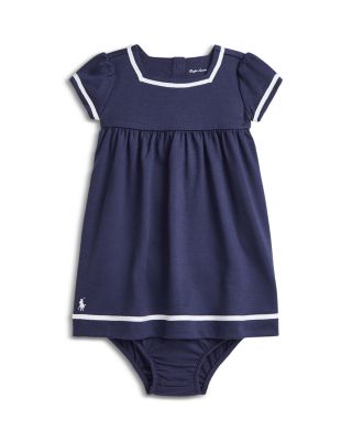 Ralph Lauren - Girls' Striped Stretch Ponte Dress & Bloomer - Baby