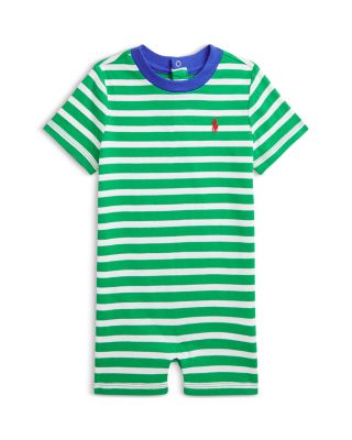 Ralph Lauren - Boys' Striped Cotton Jersey Shortall - Baby