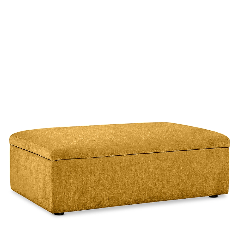 Bloomingdale's Auburn Large Rectangle Storage Ottoman, In Fabric In Opulent Margarita