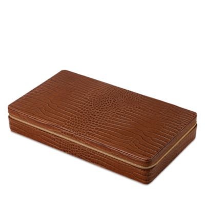 Enzo Travel Chess Set in Chestnut