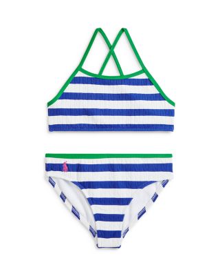 Ralph Lauren - Girls' Striped Two-Piece Swimsuit - Little Kid