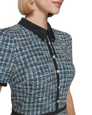 karl lagerfeld blue tweed dress Tweed Dress | Dresses & Jumpsuits