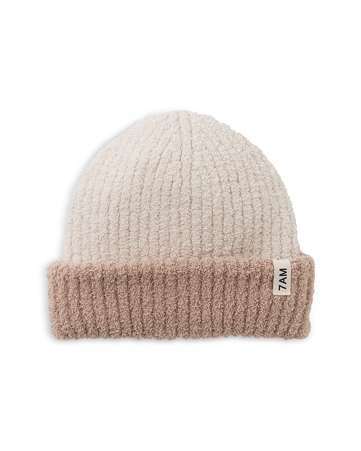 7AM Enfant Unisex 2 Tone Ribbed Beanie - Baby