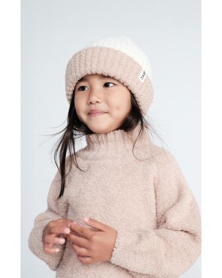 Unisex 2 Tone Ribbed Beanie - Baby