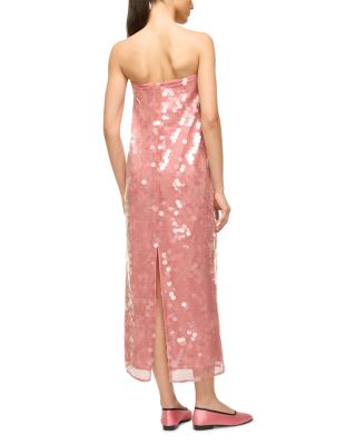 Casey Paillette Strapless Dress