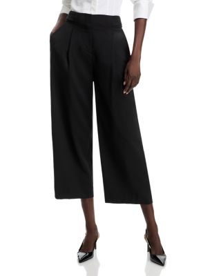 BOSS - Tamania Cropped Wide Leg Pants