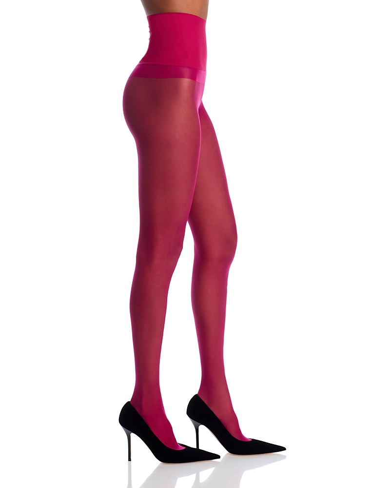 Commando Premium Sheer Tights In Raspberry