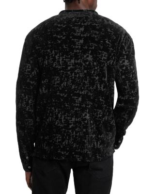 Valencia Regular Fit Velour Burnout Shirt