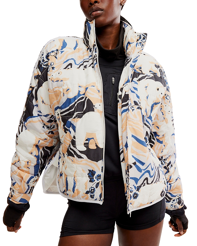 FREE PEOPLE PIPPA PACKABLE PRINTED JACKET