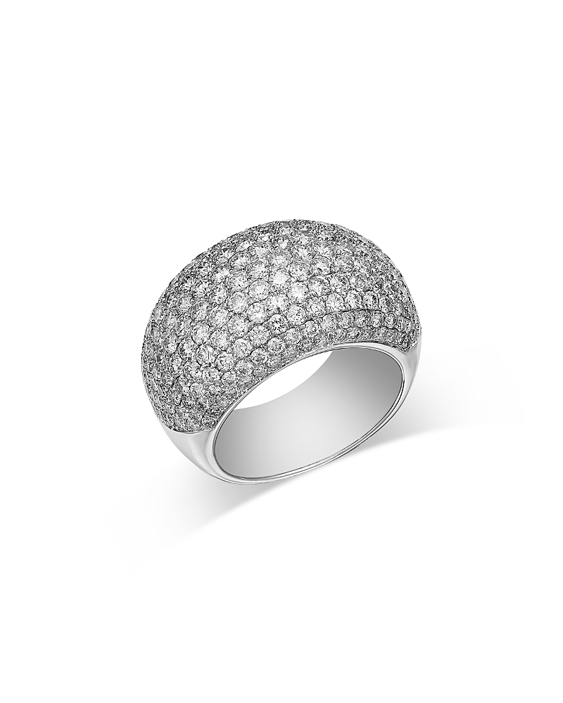 Bloomingdale's Fine Collection 14k White Gold Diamond Pave Ring, 3.5 Ct. T. W. In White