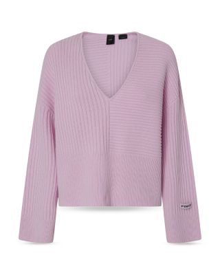 PINKO - Aphrodite Wool Cashmere V Neck Sweater