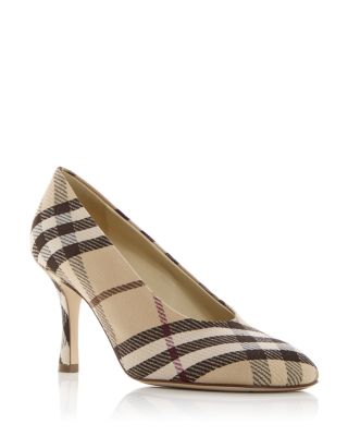 Burberry - Women's Check Baby Pumps