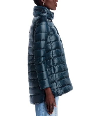 Amelia Stand Collar Down Puffer Coat