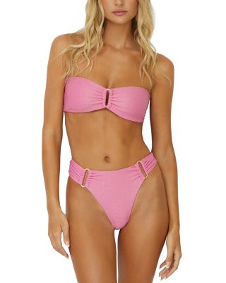 PQ Swim - Detail Bandeau Bikini Top & Detail Fanned Bikini Bottom