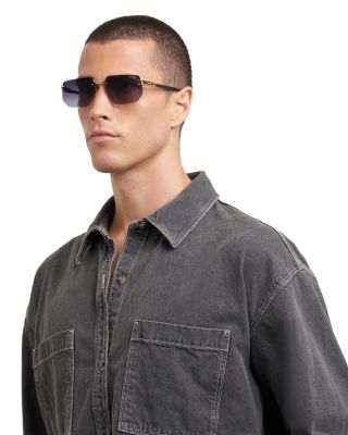 Geometric Sunglasses, 60mm