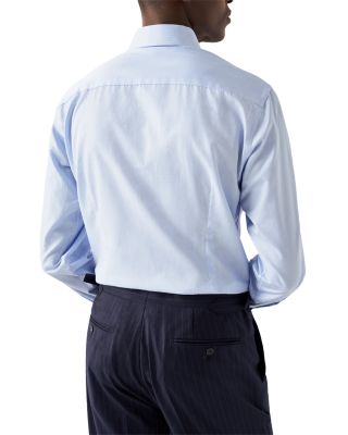 Slim Fit Fine Striped Twill Shirt