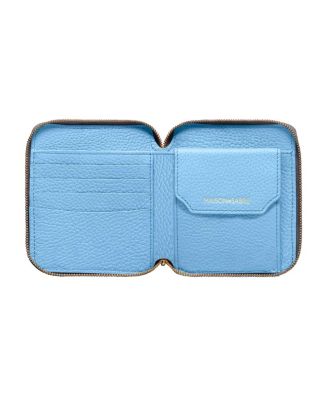 Small Leather Zip Around Wallet