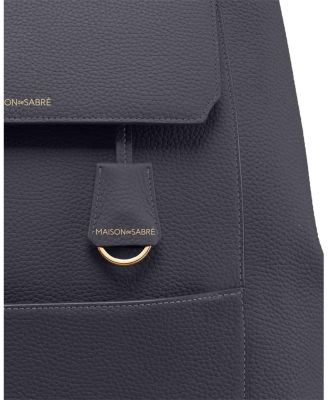 Large Leather Soft Backpack