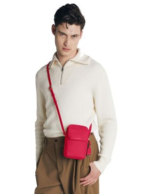 Leather Zip Phone Pouch