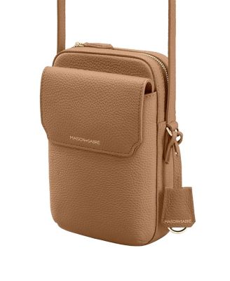 Leather Zip Phone Pouch