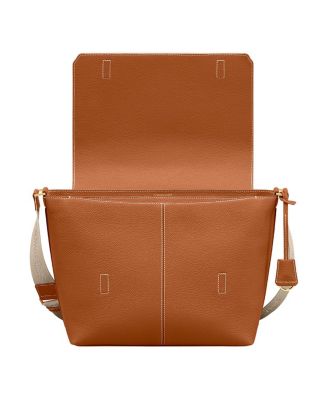 Leather Flaire Messenger Bag