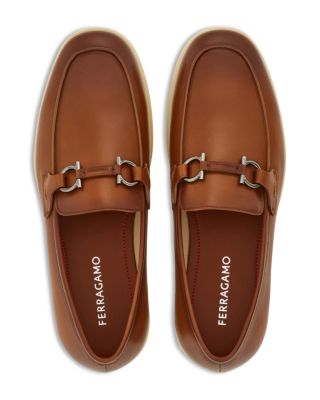 Men's Gancini Leather Loafers 