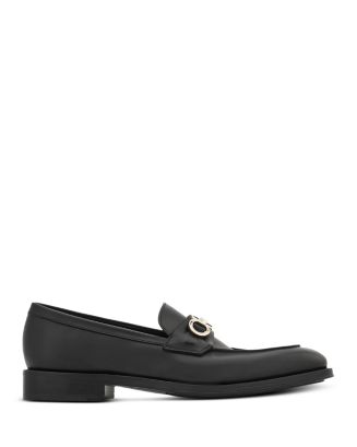 FERRAGAMO Men's Benedict Moccasin Loafers with Gancini