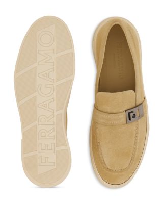 Men&#39;s Brad Hybrid Suede Sneakers with Hug Buckle