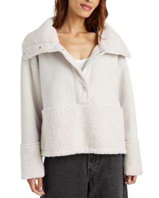 Splendid Sienna Teddy Pullover In Ice