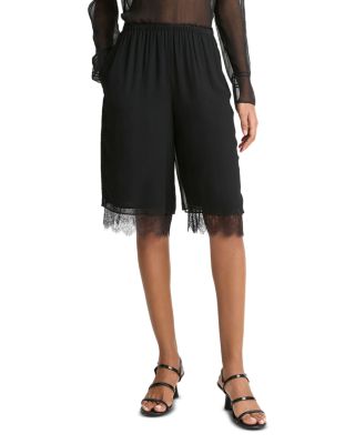 Vince - Mid Rise Chiffon Shorts